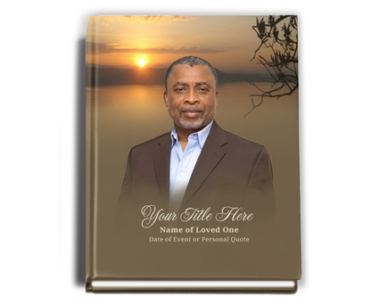 Kenya Perfect Bind Memorial Funeral Guest Book