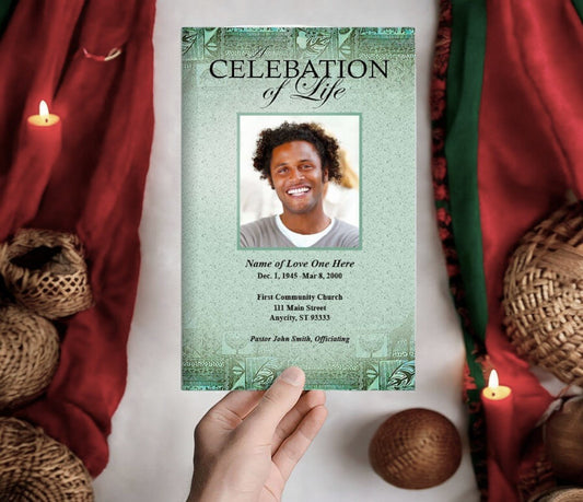 Kwanzaa Funeral Program Template - The Funeral Program Site