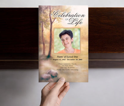 Legacy Funeral Program Template