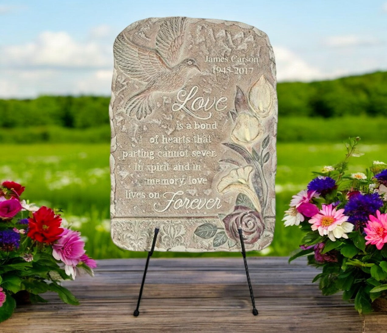 Love Bonds Memorial Garden Plaque