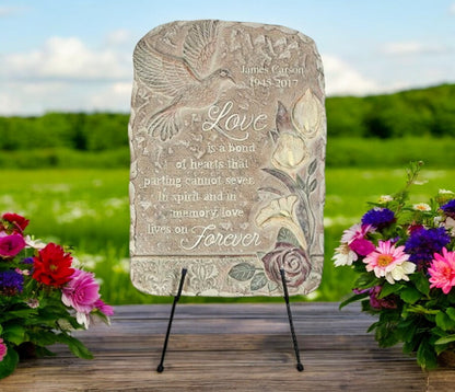 Love Bonds Memorial Garden Plaque