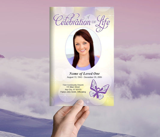 Lupus Funeral Program Template - The Funeral Program Site