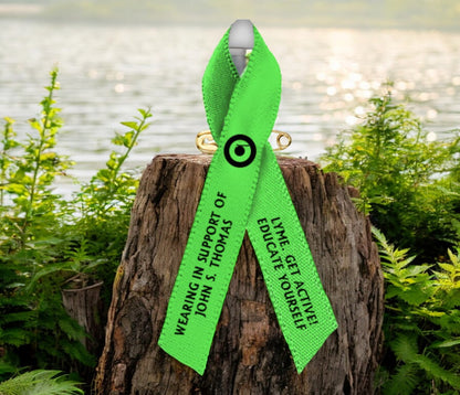 Lyme Disease Awareness Ribbon (Lime Green) - Pack of 10