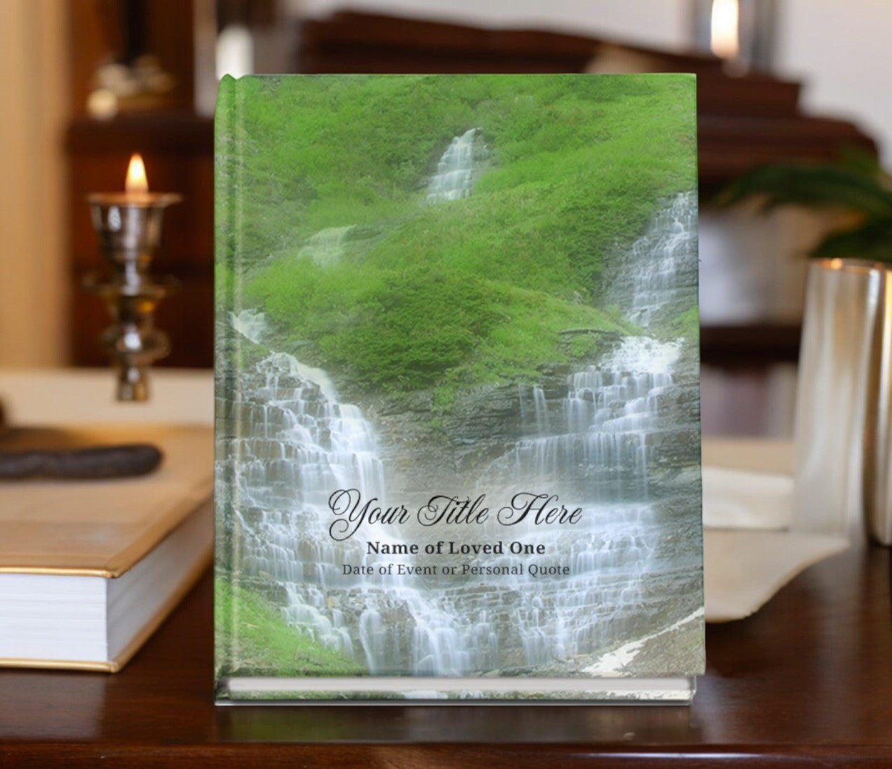 Majestic Perfect Bind Memorial Funeral Guest Book