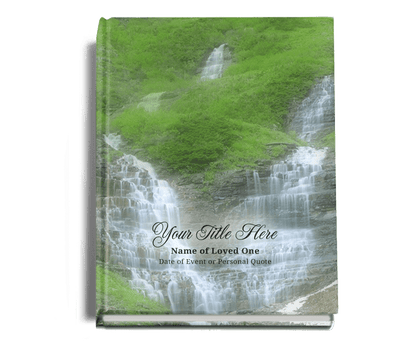 Majestic Perfect Bind Memorial Funeral Guest Book - The Funeral Program Site