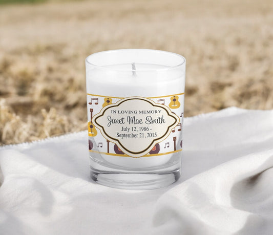 Marcus Personalized Votive Memorial Candle