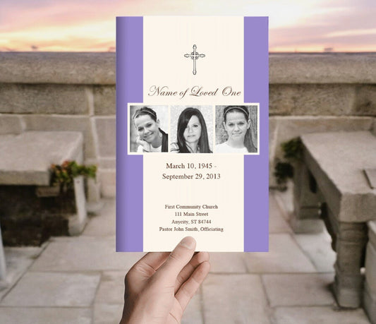 McKinney Funeral Program Template - The Funeral Program Site