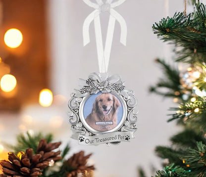 Our Treasured Pet Memorial Christmas Ornament - The Funeral Program Site