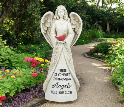 Comfort Cardinal Memorial Angel Figurine