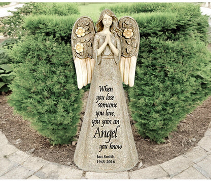 Luminous Garden Angel - The Funeral Program Site