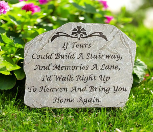 Personalized Build A Stairway Memorial Garden Stepping Stone