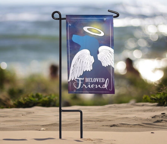 Beloved Friend Memorial Garden or Cemetery Flag