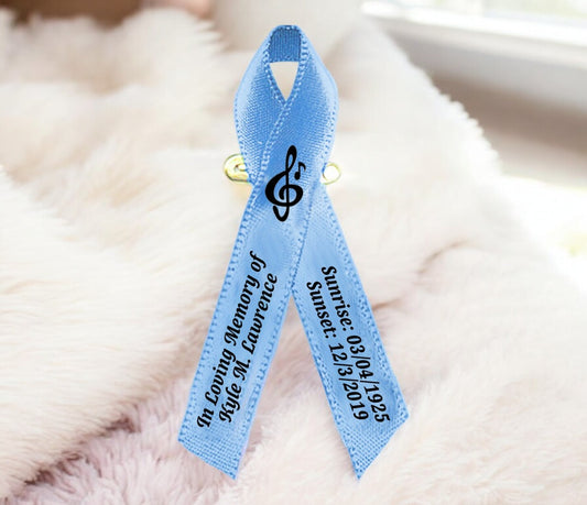 Musician Personalized Cancer Ribbon - Pack of 10