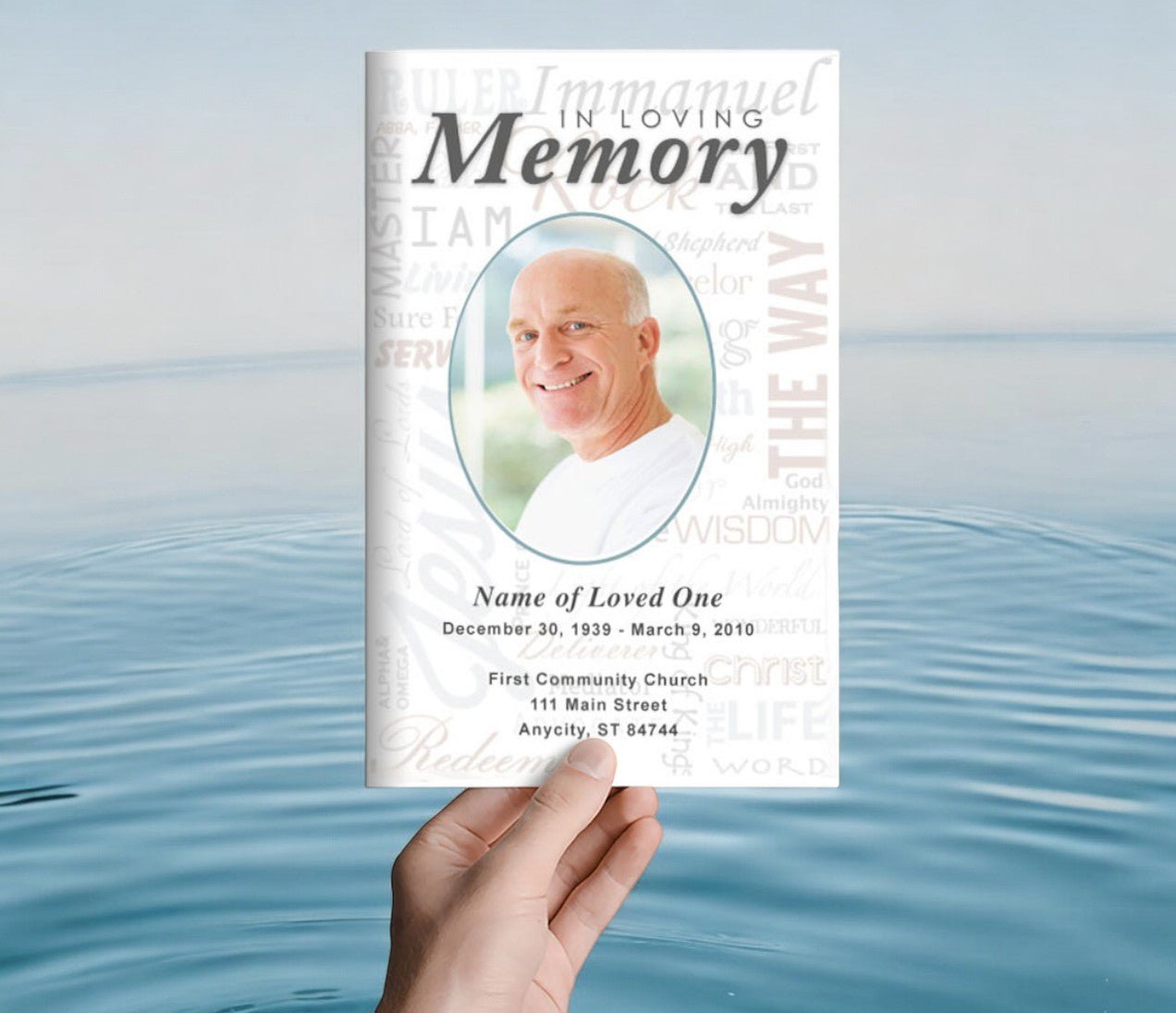 Names Funeral Program Template - The Funeral Program Site