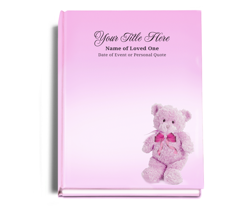NurseryGirl Perfect Bind Memorial Funeral Guest Book