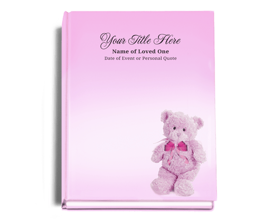 NurseryGirl Perfect Bind Memorial Funeral Guest Book - The Funeral Program Site