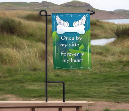 Once By Side Memorial Garden or Cemetery Flag - The Funeral Program Site