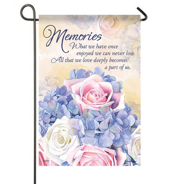 Our Memories Garden or Cemetery Flag - The Funeral Program Site