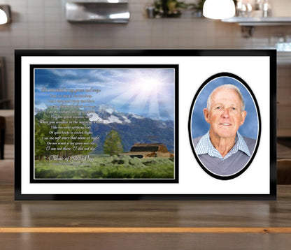 Outdoor Memorial Frame Plaque Keepsake