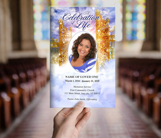 Pathway Funeral Program Template