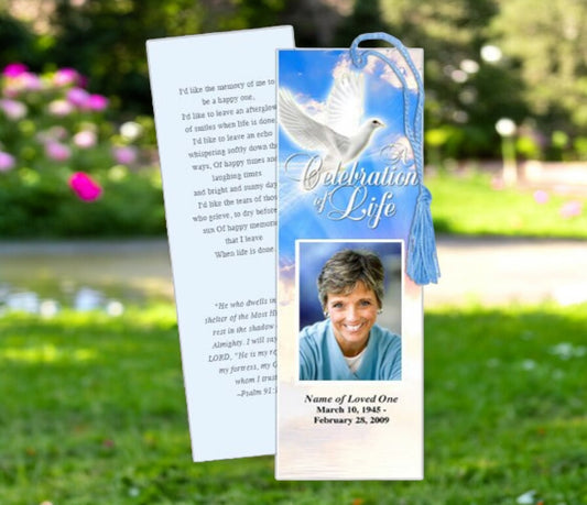 Peace Memorial Bookmark Template