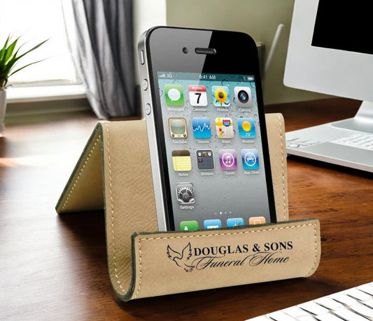 Funeral Home Promotional Gift Personalized Cell Phone-Tablet Caddy