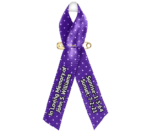 Polka Dots Custom Awareness Ribbon - Pack of 10 - The Funeral Program Site