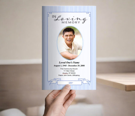 Posy Funeral Program Template - The Funeral Program Site