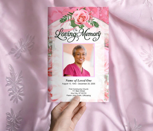 Precious Funeral Program Template - The Funeral Program Site