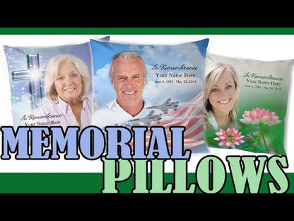 Ambrosia In Loving Memory Memorial Pillow