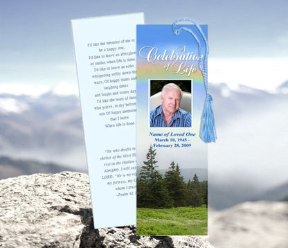 Promise Memorial Bookmark Template - The Funeral Program Site