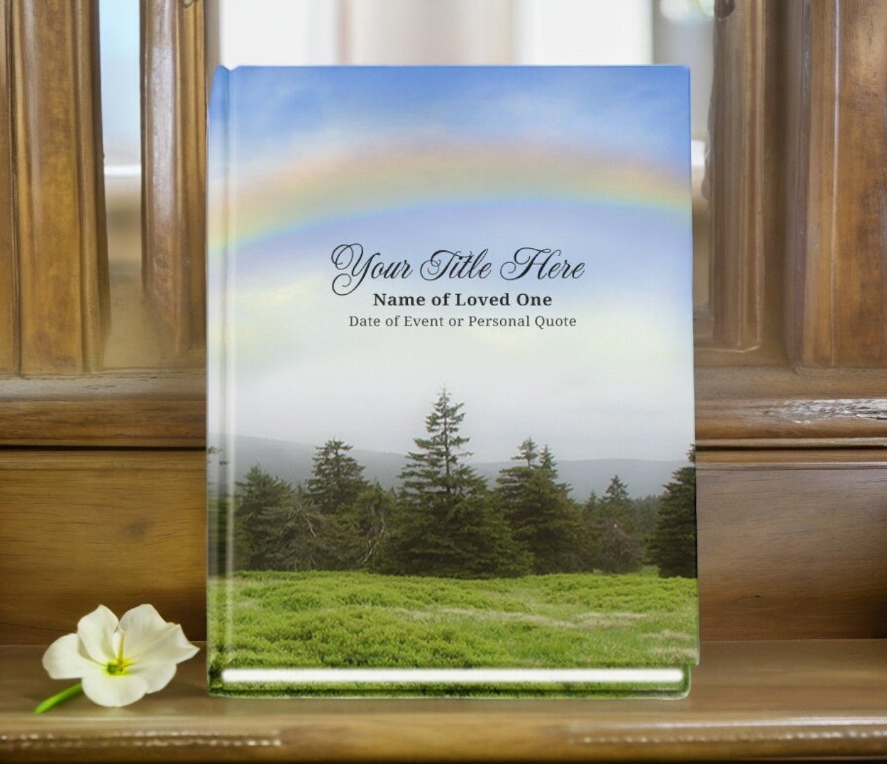 Promise Perfect Bind Memorial Funeral Guest Book - The Funeral Program Site