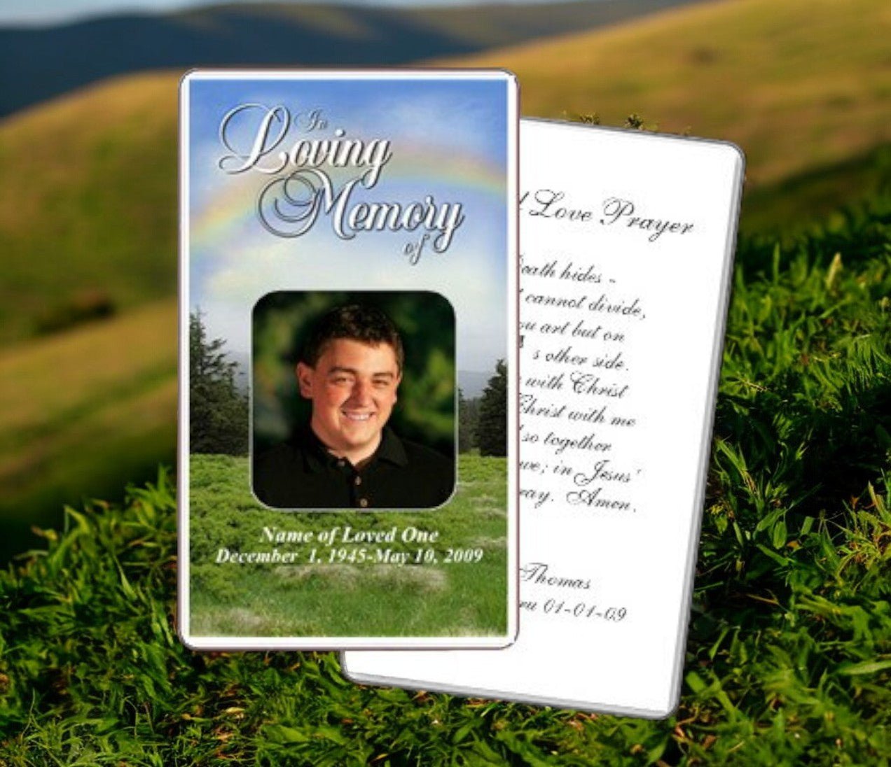 Promise Prayer Card Template - The Funeral Program Site