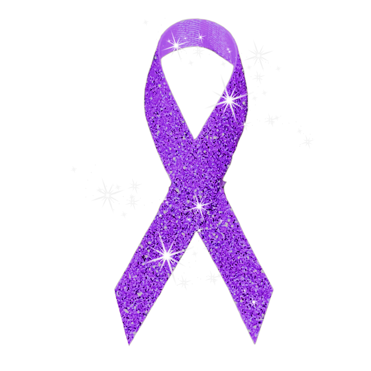 Purple Cancer Ribbon, Awareness Ribbons (No Personalization) - Pack of 10