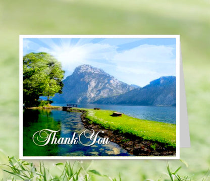 Reflection Thank You Card Template