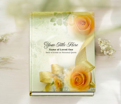 Rejoice Perfect Bind Memorial Funeral Guest Book - The Funeral Program Site