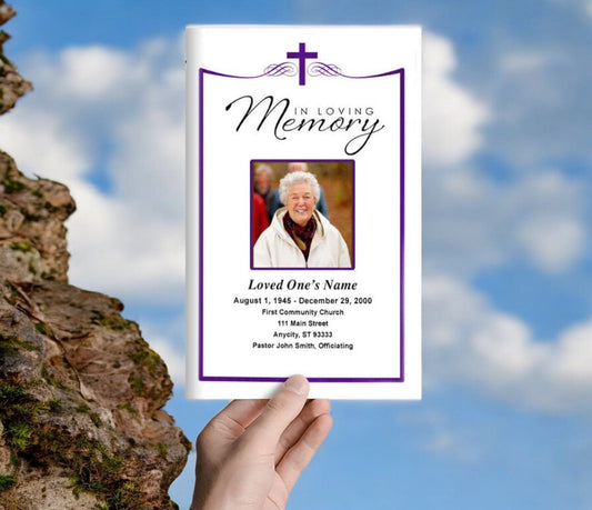 Remembrance Funeral Program Template - The Funeral Program Site