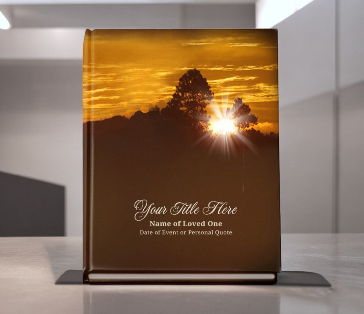 Renewal Perfect Bind Memorial Funeral Guest Book - The Funeral Program Site