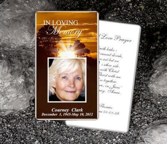 Renewal Prayer Card Template - The Funeral Program Site