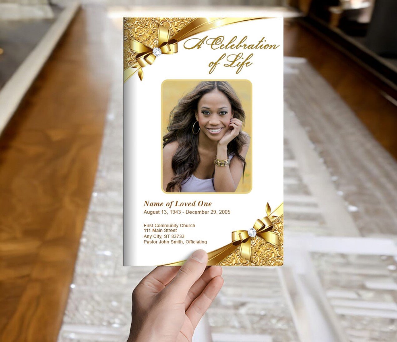 Royalty Funeral Program Template - The Funeral Program Site