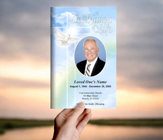 Salvation Funeral Program Template - The Funeral Program Site