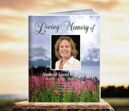 Seasons Funeral Booklet Template - The Funeral Program Site