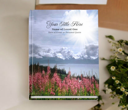 Seasons Perfect Bind Memorial Funeral Guest Book - The Funeral Program Site