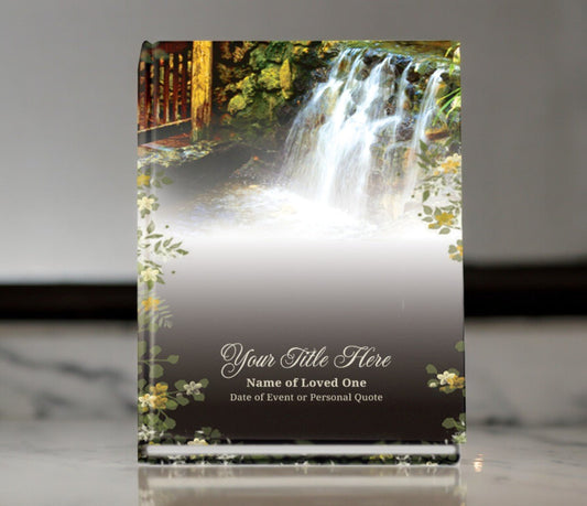 Serene Perfect Bind Memorial Funeral Guest Book - The Funeral Program Site