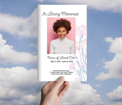 Sheridan Online Funeral Program Template