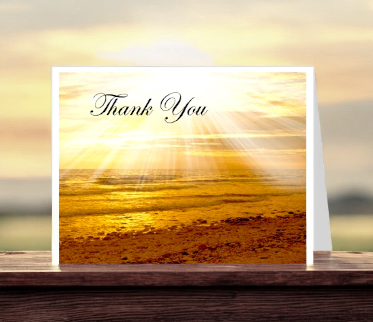 Shine Thank You Card Template