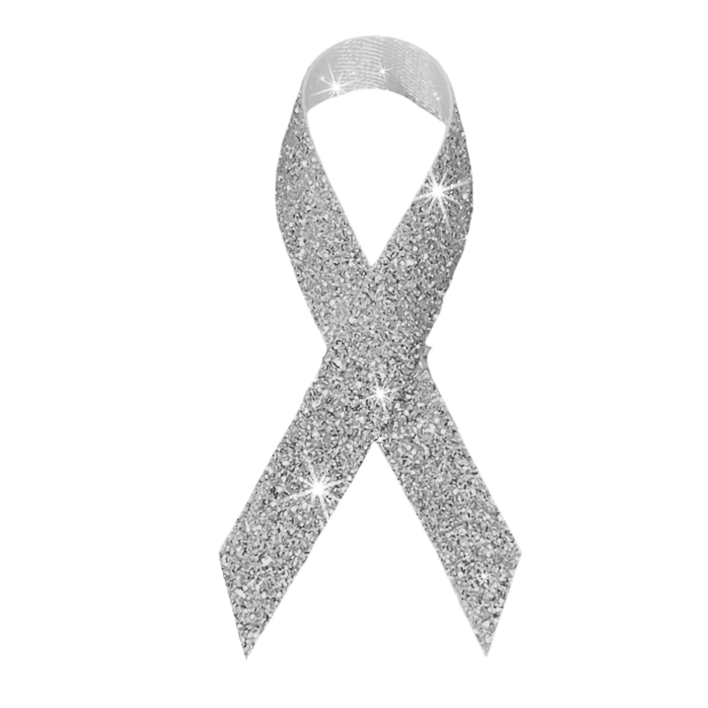 Gray Cancer Ribbon, Awareness Ribbons (No Personalization) - Pack of 10