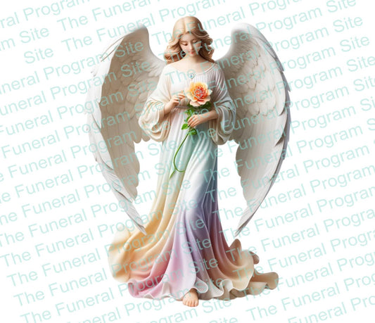 Simone Angel Funeral Clip Art - The Funeral Program Site