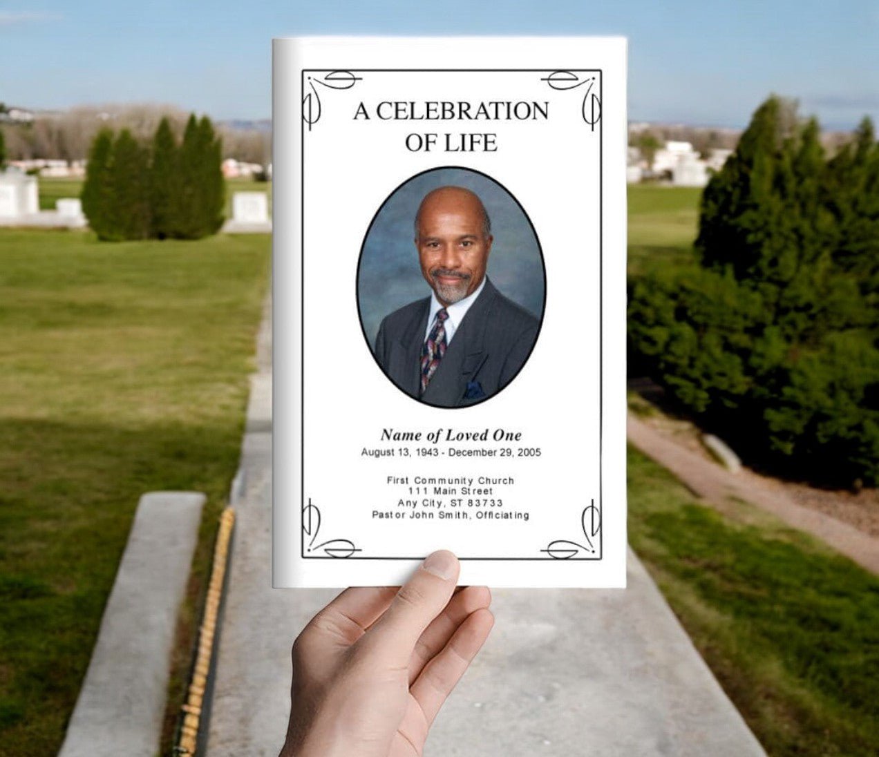 Simple Funeral Program Template - The Funeral Program Site