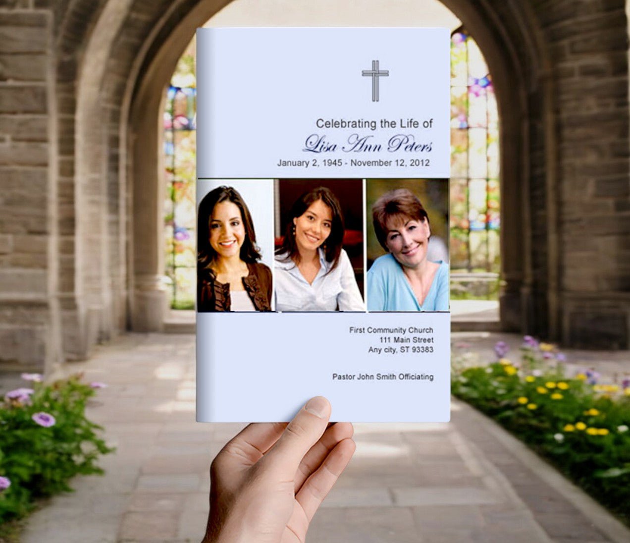 Spiritual Funeral Program Template - The Funeral Program Site